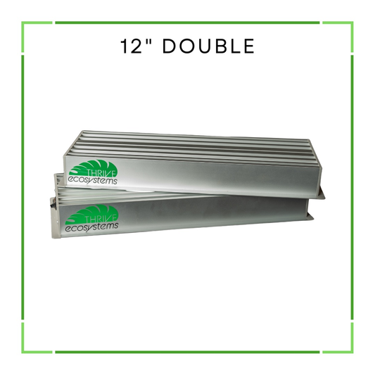 Thrive Ecosystems 12-Inch Double High CRI Vivarium Light - Full Spectrum LED for Lush Plant Growth and Vibrant Terrariums