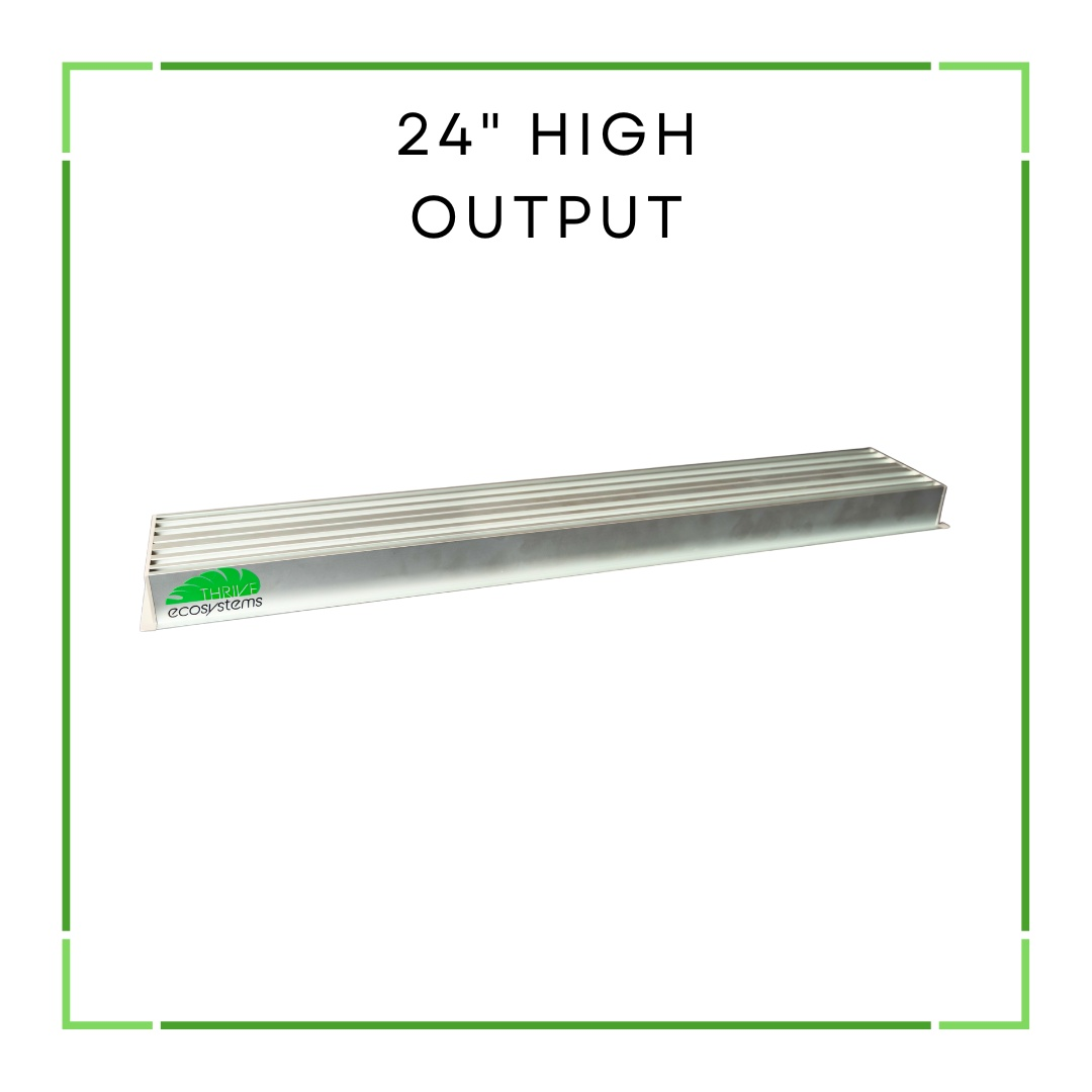 Thrive Ecosystems 24-Inch High Output High CRI Vivarium Light - Full Spectrum LED for Lush Plant Growth and Vibrant Terrariums