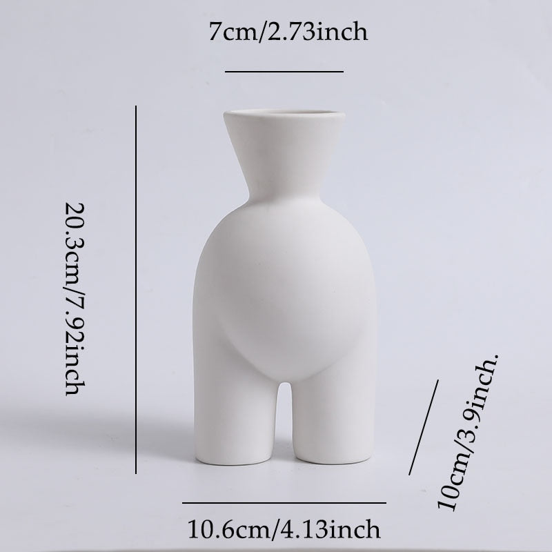 Modern Ceramic Art Vase: Hot-Selling Crafts for Dried Flower Arrangements and Home Decoration