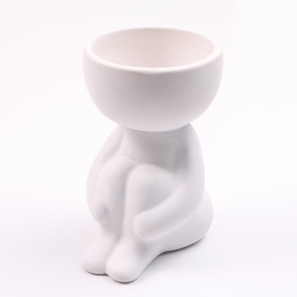 Character Portrait Flower Pot: Mini Cute Succulent Plant Pot for Home Desktop Decor