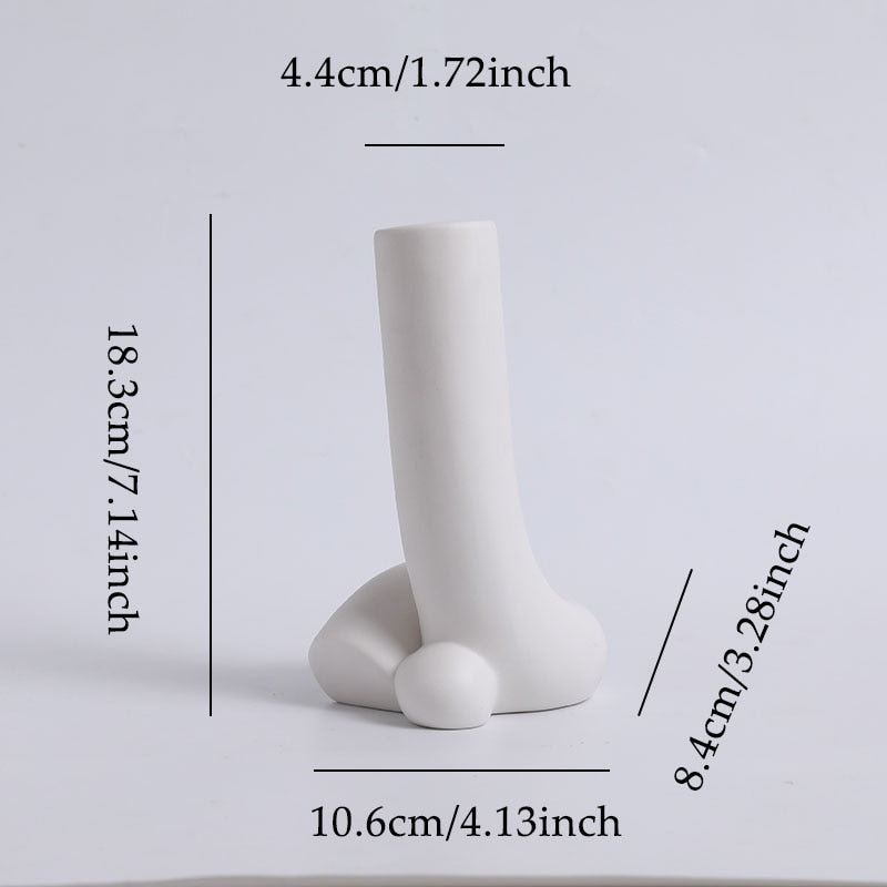 Modern Ceramic Art Vase: Hot-Selling Crafts for Dried Flower Arrangements and Home Decoration