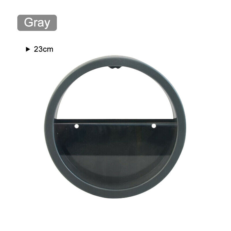 Round Iron Wall Vase: Hanging Basket for Home Decor with Succulent Planters and Art Glass Vases