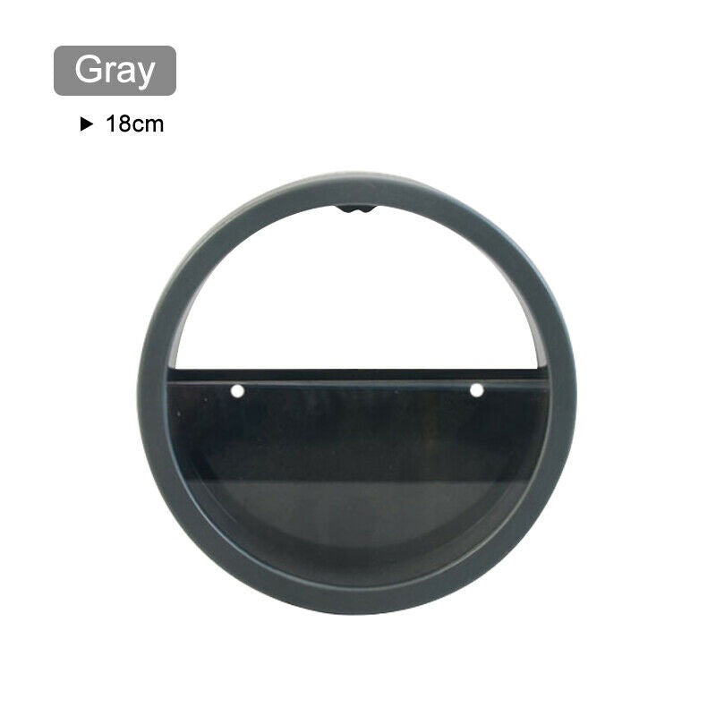 Round Iron Wall Vase: Hanging Basket for Home Decor with Succulent Planters and Art Glass Vases