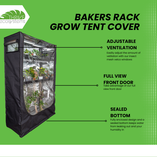 How Our Bakers Rack Grow Tent Cover and Light Package Can Help You Grow Healthy Plants