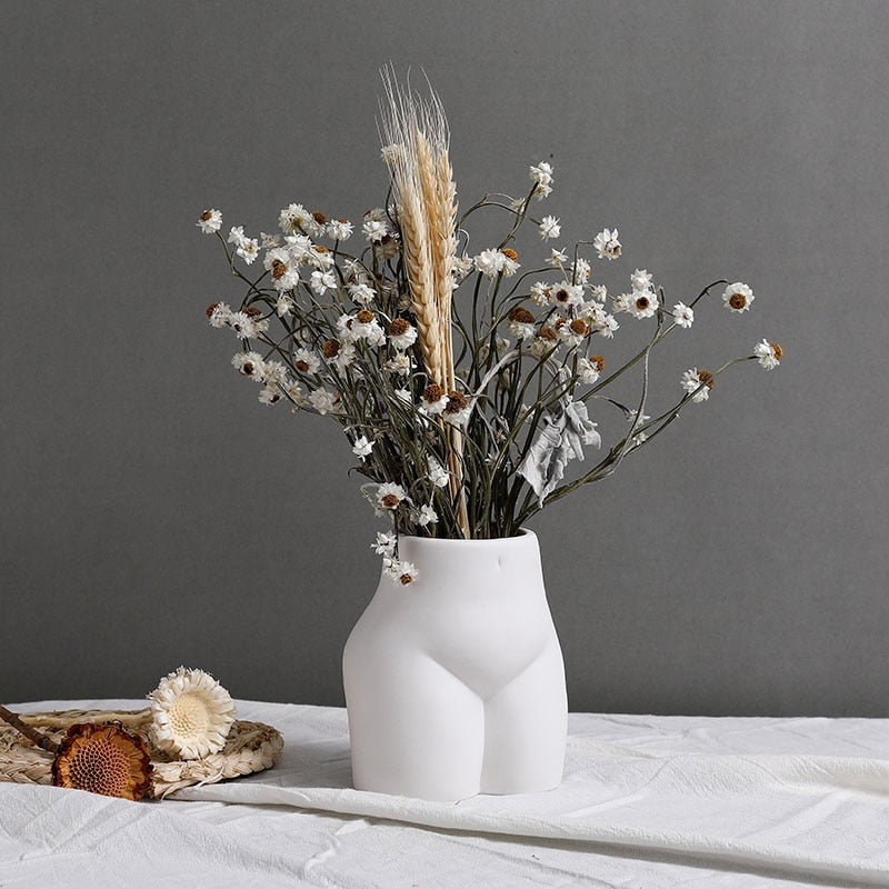 Modern Ceramic Art Vase: Hot-Selling Crafts for Dried Flower Arrangements and Home Decoration