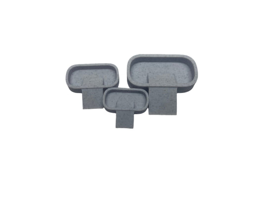 Isopod & Invertebrate Feeding Dish – 3-Pack with Assorted Sizes | Perfect for Bioactive Enclosures & Microfauna